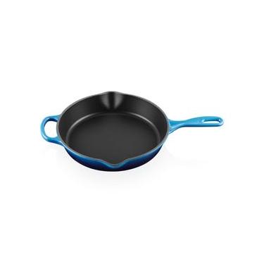 Imagem de Frigideira Skillet Redonda Funda com Alça Signature 26 cm Azul Azure Blue Le Creuset