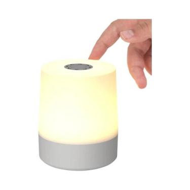 Imagem de Luz Noturna LED Recarregável USB Com Controle Remoto, 3 Cores, Luminár