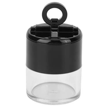 Imagem de Caixa vazia de pó solto mini recipiente de maquiagem vazio portátil com puff flocagem (forma de cogumelo)