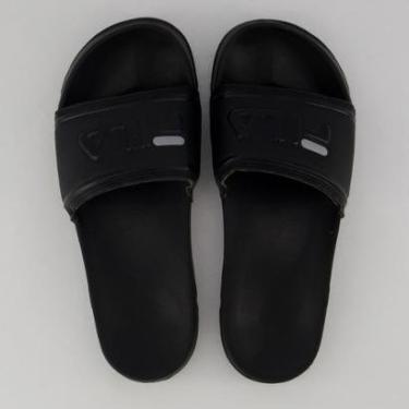 Imagem de Chinelo Fila Drifter Stripes Preto e Cinza-Masculino