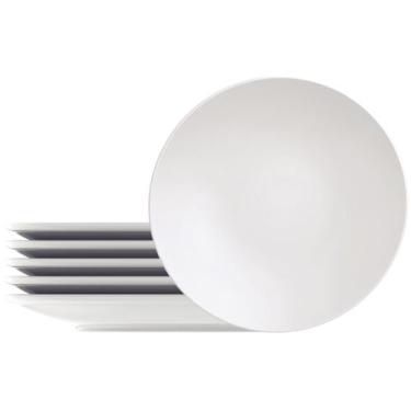 Imagem de Jogo de Pratos Redondo de Porcelana Branco Raso - Tramontina