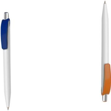 Imagem de Caneta Esferográfica Retrátil, Escrita Azul, Plástico, Kit com 1 e 2 Unidades (Verde 2)