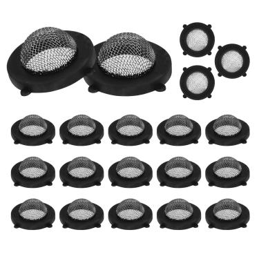 Imagem de PATIKIL 20 peças de arruela de mangueira de jardim de 25,4 mm / 2,5 cm, máquina de lavar de borracha preta