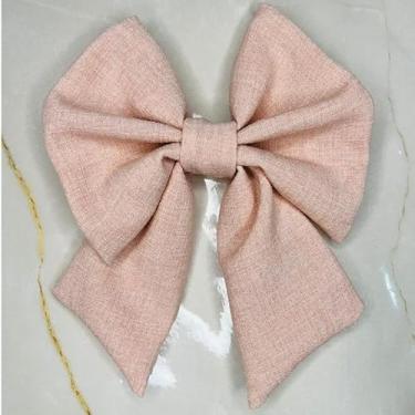 Imagem de Laço de Cabelo Feminino com Bico de Pato Adulto Acessório de Moda em para Penteados (SALMAO LAÇO,INFANTIL)