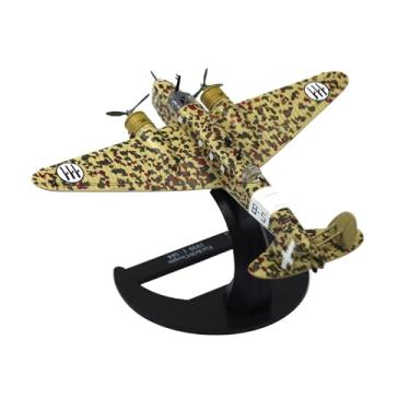Imagem de Modelo de aeronave de liga de simulação escala 1/144 da Segunda Guerra Mundial da Força Aérea Italiana BR.20 Cicogna Stork