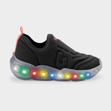 Imagem de Tênis Infantil de Luz Bibi Roller Celebration 3.0 Preto-Masculino