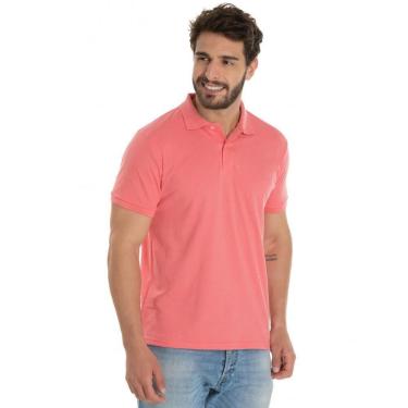 Imagem de Camisa Gola Polo Piquet Masculina Básica Lisa-Masculino