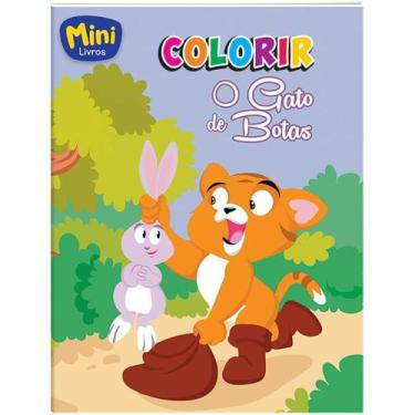 Imagem de Livro - Mini - Colorir: Gato de Botas, O