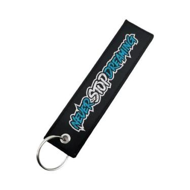 Imagem de Chaveiro Bordado De Nylon Hokkaido Waves JDM Racing Para Moto E Carro 
