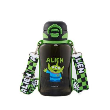 Imagem de Garrafa Alien Verde Escolar Leve Segura Infantil Disney 680ml