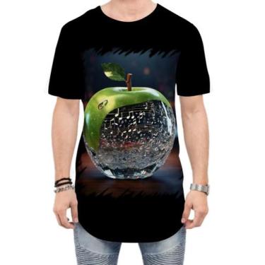 Imagem de Camiseta Longline Maçã Musical de Cristal 10 - Kasubeck Store®, GG