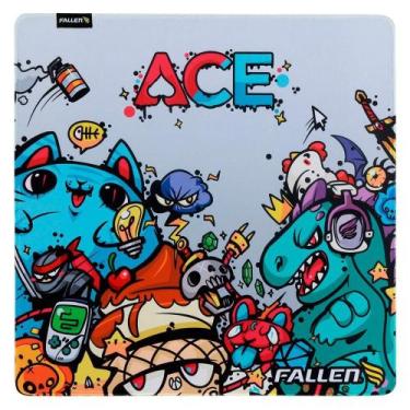 Imagem de Mousepad Gamer Fallen Ace, Speed++, Grande (450x450mm) - 0834