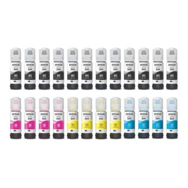 Imagem de KIT 24 REFIL TINTA (LACRADA) COMPATIVEL P/ T544 L3110 L3250 L3150 e ma