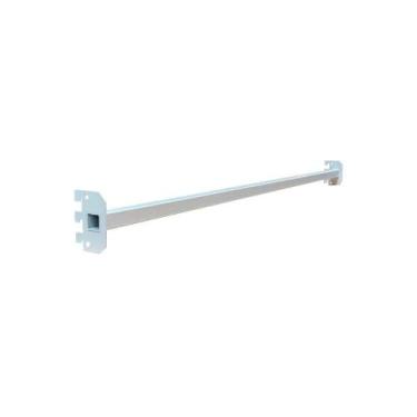 Imagem de Régua de Aço Carbono 91cm Branco Para Gôndola SA Gôndolas - SA GONDOLA