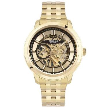 Imagem de Relógio Technos Masculino Automático Dourado - G3265af/1d G3265af/1d