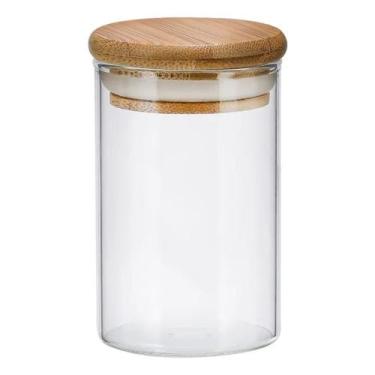 Imagem de Pote Hermético Boro C/Tampa Bambu 110ml - Tuut