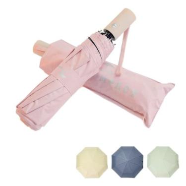 Imagem de Guarda-chuva SY COMPACT Automatic Travel Impermeável Rosa Claro