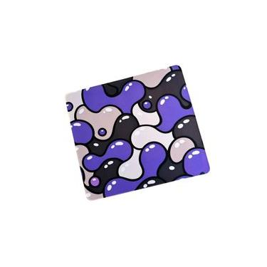 Imagem de Mousepad Liquid Flow Roxo  - 450x400mm Borracha 3mm