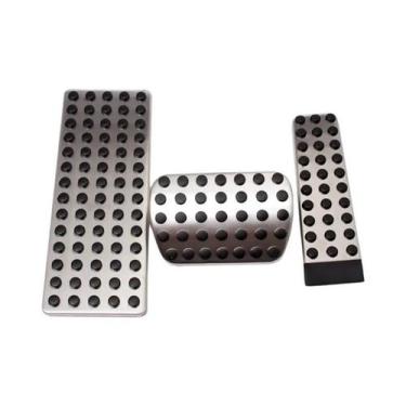 Imagem de Kit De Capas Para Pedais De Freio E Acelerador Em Aço Inoxidável Para 