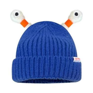 Imagem de Gorro De Inverno Feminino Quente E Confortável Com Estampa De Desenho 