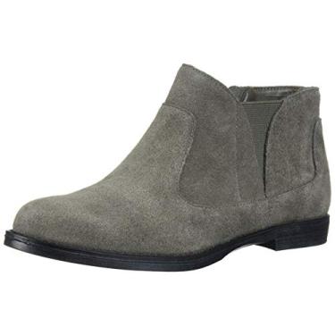 Imagem de Bella Vita Bota feminina Rory Ankle Boot, Couro cinza, 6 Narrow