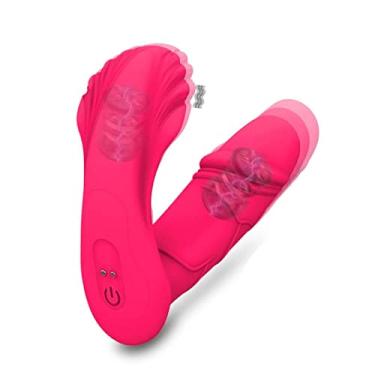 Imagem de Vibrador de Pressão Controle Remoto Sem Fio Estimulador Ponto G & Clitóris Brinquedos Sexuais Eróticos Zatla (Rosa)