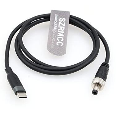 Imagem de SZRMCC Cabo de alimentação USB C tipo C para trava DC 5.5 2.1 PD com gatilho de 12 V para dispositivos de vídeo Atomos Monitor Pix-E7 Pix-E5 Display Hollyland Mars 400s (1 m)