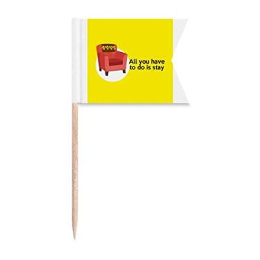 Imagem de Letras emocionais clássicas inglesas para ficar palito de dente, marcação de etiquetagem para festa de bolo comida placa de queijo