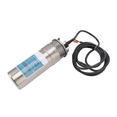 Imagem de Bomba de água solar de 24 V, desconexão rápida alimentada por bateria solar Bomba de água de poço submersível 5A 12LPM Vazões máximas