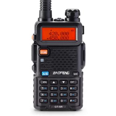 Imagem de BAOFENG Rádio bidirecional de banda dupla GT-5R 144-148/420-450MHz, versão compatível com FCC do Baofeng UV-5R, rádio de mão para adultos, suporte a Chirp