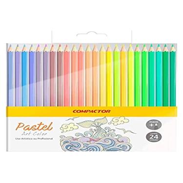 Imagem de Lápis de Cor Compactor Art-Color 024 Cores Pastel