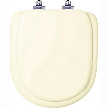 Imagem de Tampa de Vaso Almofadado com Amortecedor Vogue Plus Bege Claro para bacia Deca