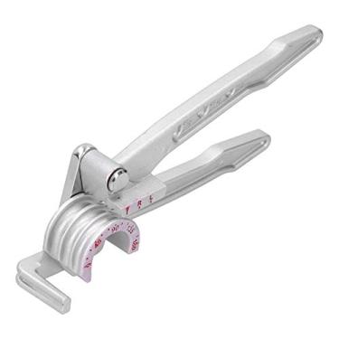 Imagem de Dobrador de Tubo Manual, Alicate de Dobra Dobrador de Tubo CT‑N369 Dobrador de Tubo de 180 Graus Dobrador de Tubo Manual de Liga de Alumínio, Cortadores de Vergalhão e Dobradores