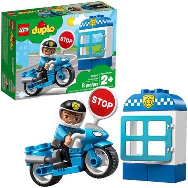 Imagem de Lego Duplo Town Police Bike 10900 Blocos De Construção (8 Peças)