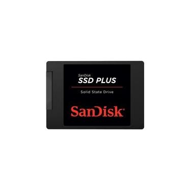Imagem de SSD SATA SanDisk Plus, 1TB, 2.5", Leitura: 535MB/s e Gravação: 350MB/s, Preto - SDSSDA-1T00-G27