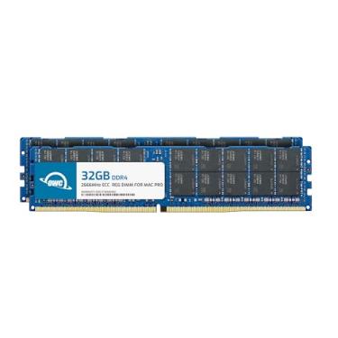Imagem de OWC Módulo de atualização RAM de memória SDRAM de 64 GB (2 x 32 GB) DDR4 ECC registrado CL21 PC4-21300 2666 MHz compatível com Mac Pro 7,1 2019 e iMac Pro 1,1 2017 (OWC2666R3M64)