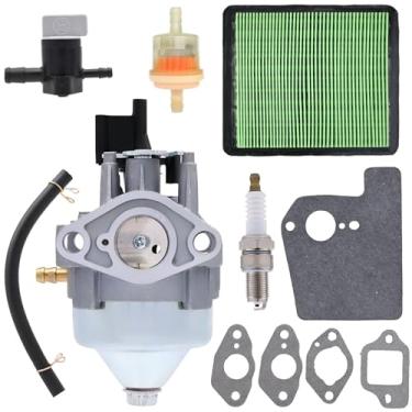 Imagem de FitBest Carburador de estrangulamento automático 16100-Z8B-901 BB76A A com kit de ajuste de filtro de ar para Honda GCV160LA0 GCV160LA1 HRR216K9 K10 K11 HRS216K5 K6 K7 Husqvarna HU700F HU700H