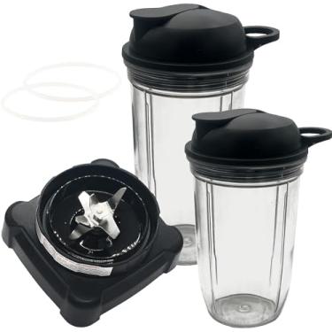 Imagem de Sduck Copo de 940 ml e 680 g com tampa e base de motor de lâmina Nutri Ninja peças de reposição para Ninja BL700 BL701 1200 NJ600 NJ602 NJ600WN BL701WM