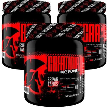 Imagem de Kit Hipertrofia  2x Bcaa + Creatina  Espartanos-Unissex