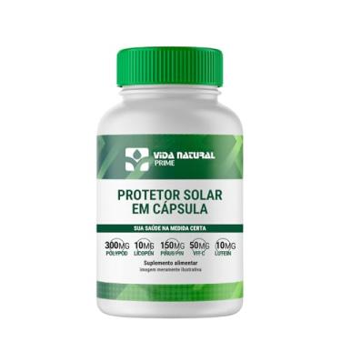 Imagem de Vida Natural Antioxidante Vitamina C Proteção Completa Contra Raios UV e Envelhecimento Polypodium Leucotomos 300mg + Licopeno 10mg + Pinus Pinaster 150mg + Vitamina C 50mg + Luteina 10mg 90 capsulas