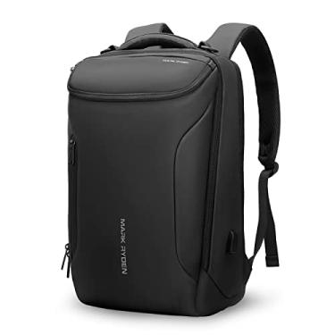 Imagem de MARK RYDEN Mochila masculina executiva, impermeável, de alta tecnologia, com design em forma de carro esportivo e porta de carregamento USB, mochila para laptop de viagem para notebook de 17,3