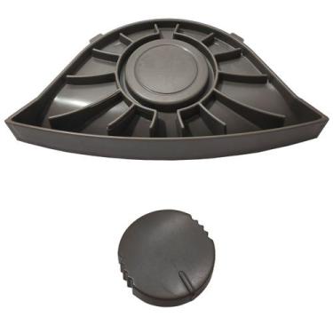 Imagem de Esmaltec Original Kit Pingadeira + Botão Cinza Claro EGM30