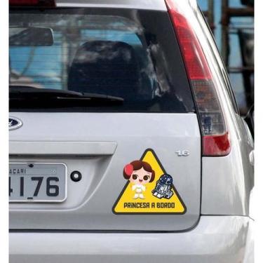 Imagem de Adesivo Para Carro Star Wars - Leia - Lojinha Da Luc