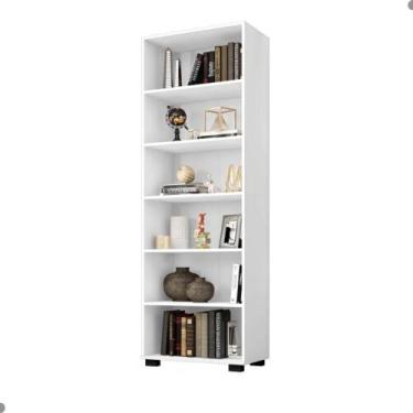 Imagem de Estante Livreiro Fabiana com Portas Branco - Mais de Casa
