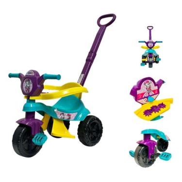 Imagem de Triciclo Infantil Passeio Patrulha Canina Empurrador Menino Menina - K