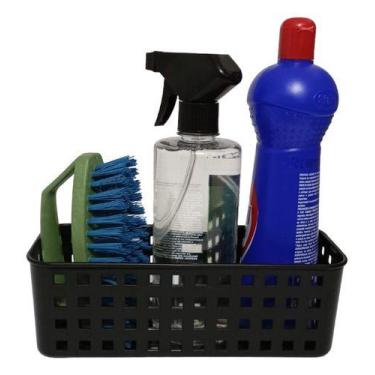 Imagem de Cesta Organizadora Multiuso Com Ventosa Lavanderia Cozinha - Paramount