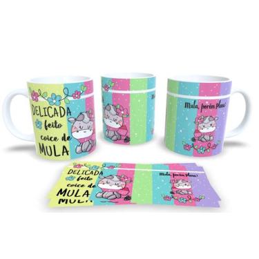 Imagem de Canecas de Porcelana Personalizadas Irônicas - Estampa Sublimada, Deli