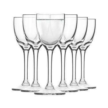 Imagem de Krosno Copos de vodka com haste, conjunto de 6, coleção Mixology de 24 g, elegante, claridade cristalina, design atemporal para todas as ocasiões, feito na Europa