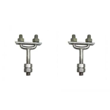 Imagem de Kit C/2 - Para-Raio Suporte Para Fita Aluminio Horizontal... - RAYCON
