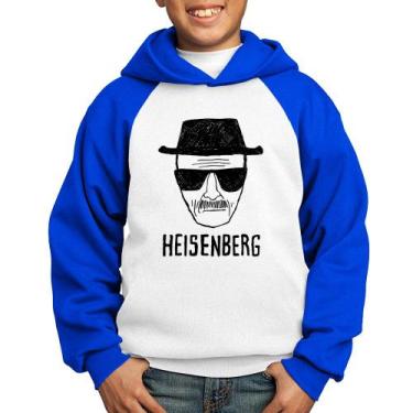 Imagem de Moletom Infantil Heisenberg - Foca na Moda, Branco, Azul, 12